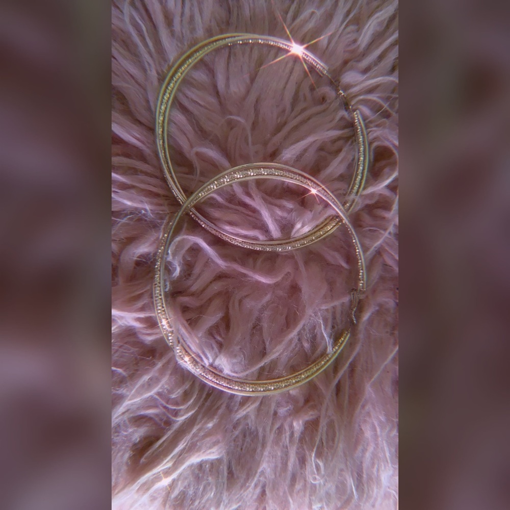 Hoop earrings